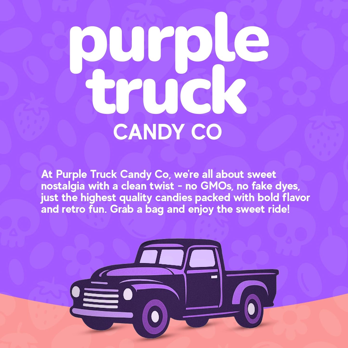 Purple Truck Candy Co. Sweet Ride Swedish Candy Mix .5 Pounds