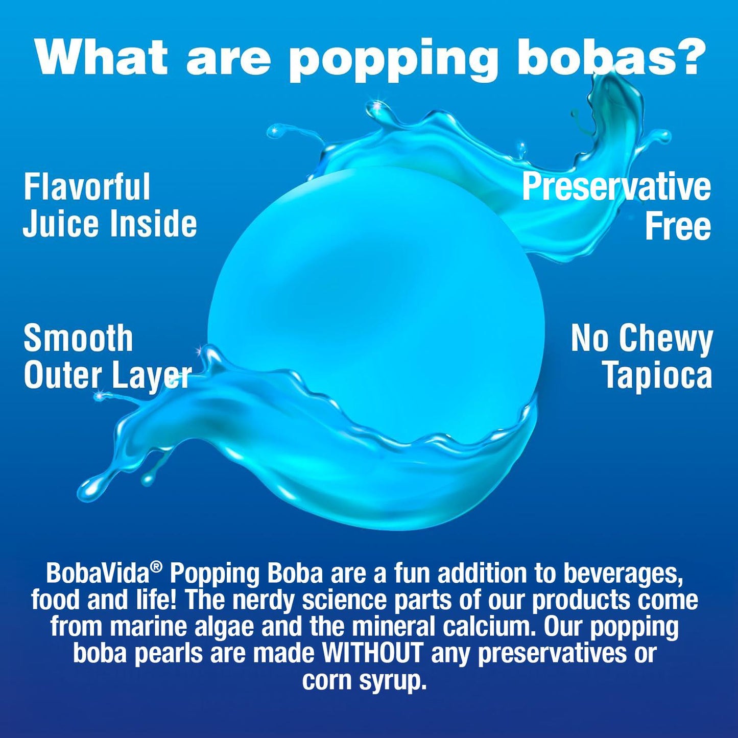 ICEE by BobaVida Blue Raspberry & Cherry Popping Boba Pearls Variety Pack