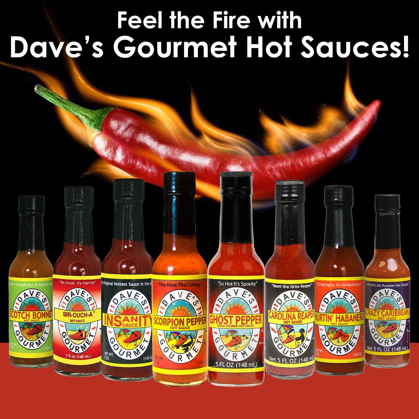 Dave's Gourmet Insanity Hot Sauce 5 Ounce