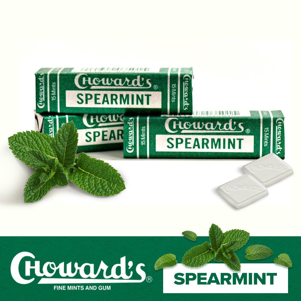 Choward's Spearmint Mints Candy (Pack of 8)