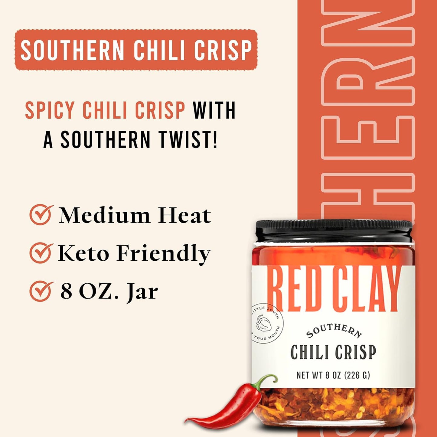 Red Clay Chili Crisp - Crunchy Garlic Chili Oil