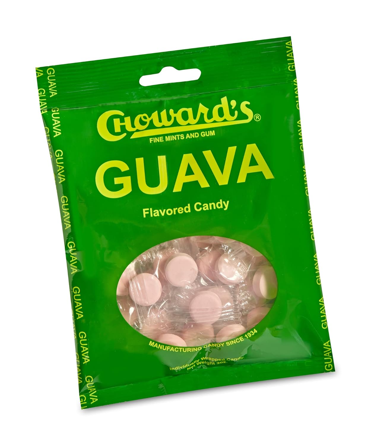 Choward's 3oz Guava Candy Bags 3 Pack