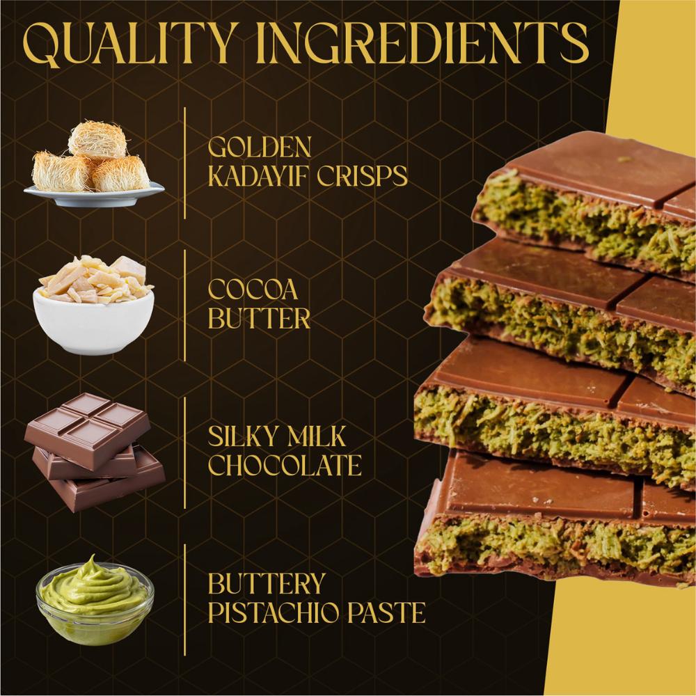 Dubai-Style Mini Chocolate Bar (3 oz)