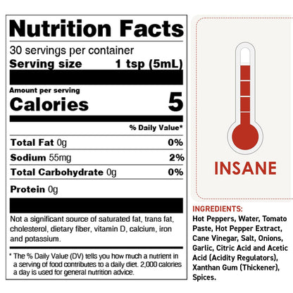 Dave's Gourmet Insanity Hot Sauce 5 Ounce