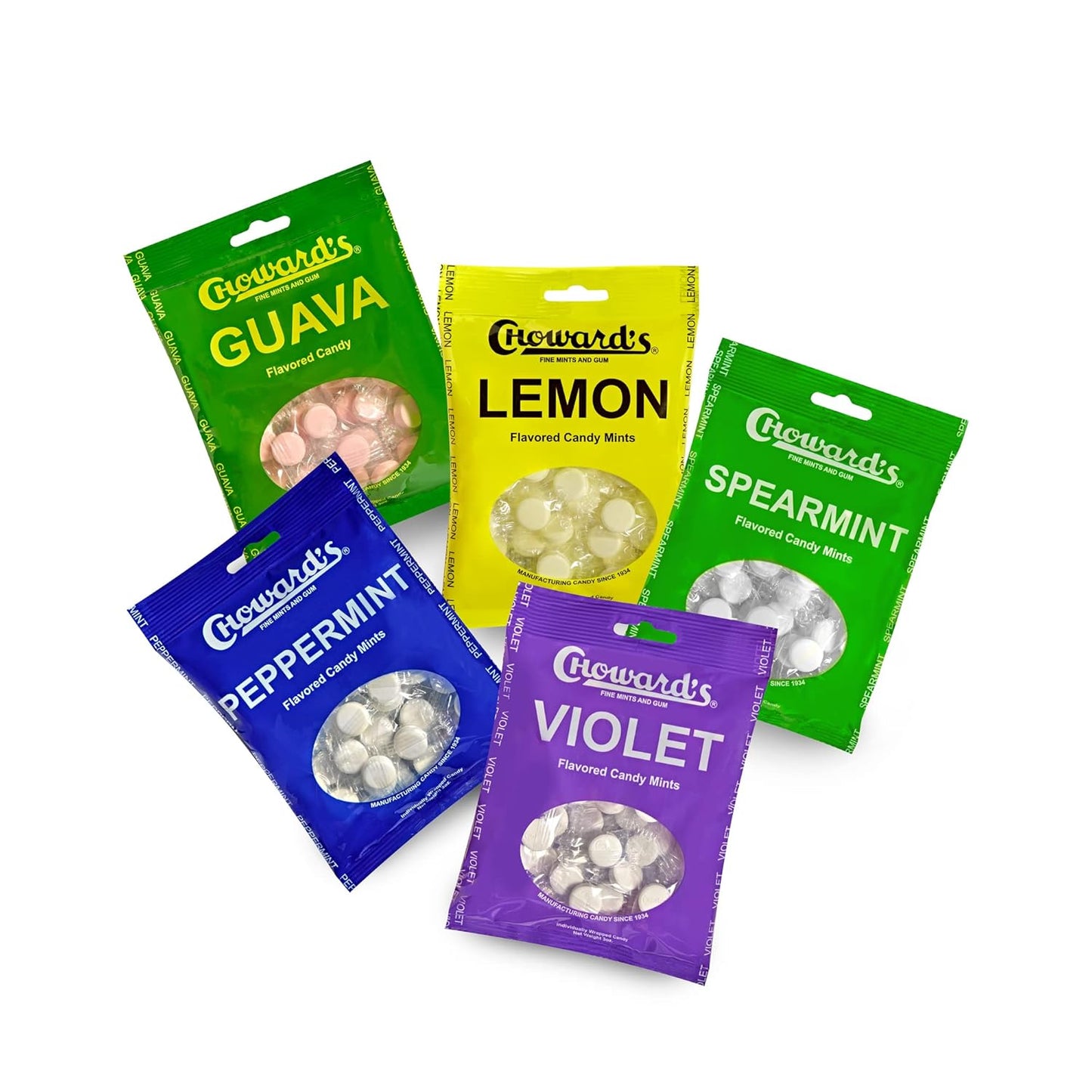 Choward's 3oz Lemon Candy Bags 3 Pack