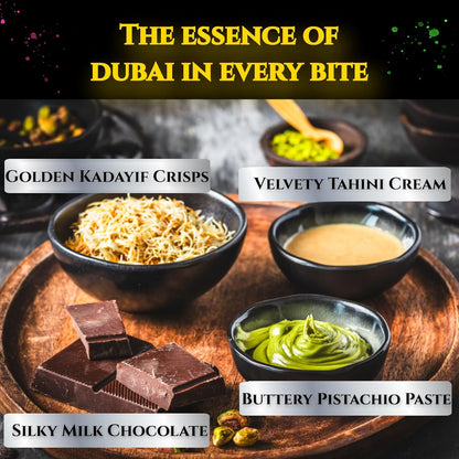 Authentic Dubai-Style Chocolate Bar