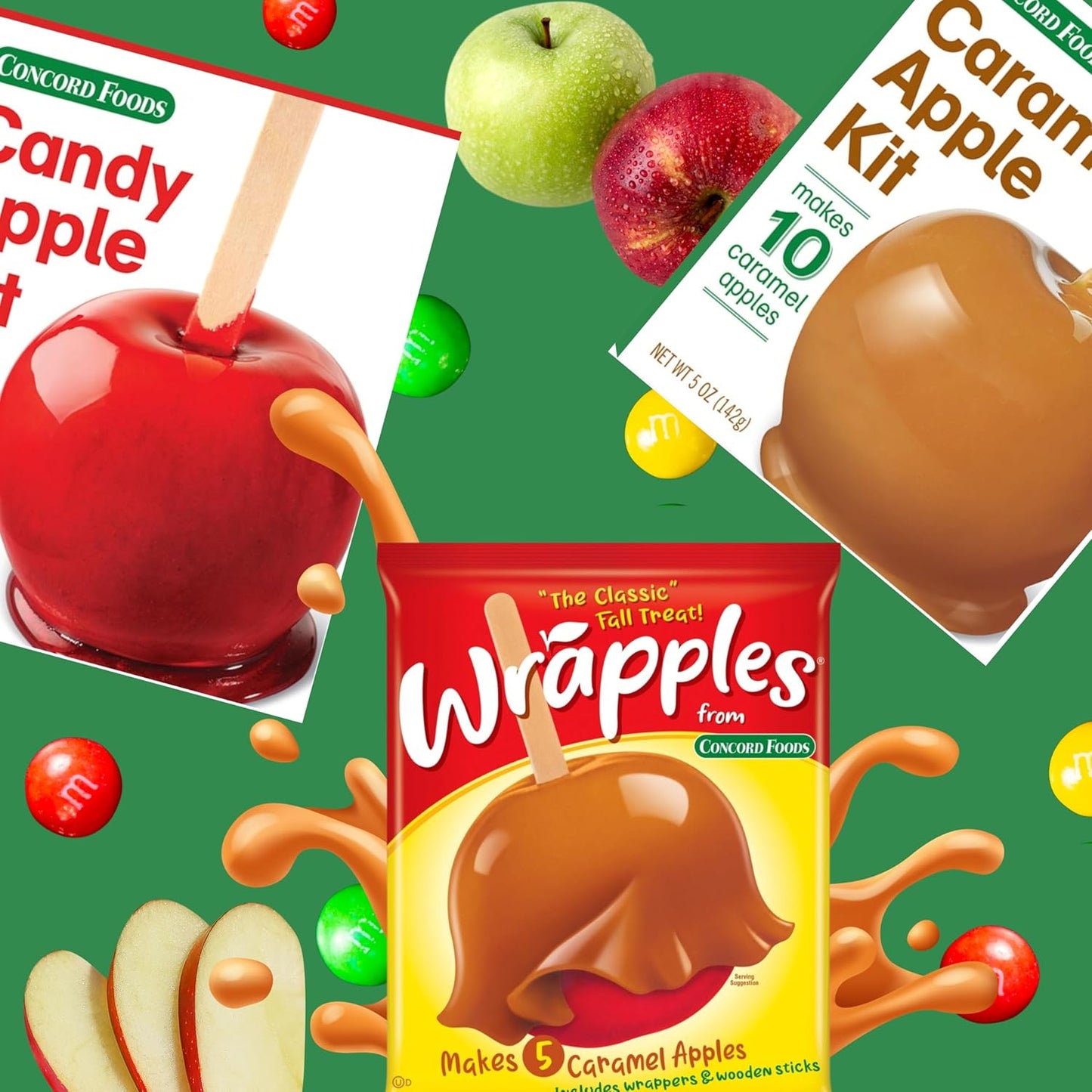 Concord Foods Caramel Apple & Candy Apple Kits