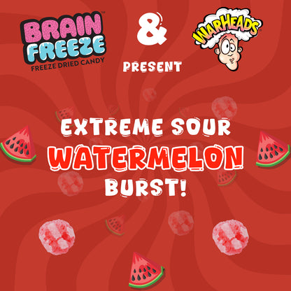 Brain Freeze Warheads Watermelon Dried Candy