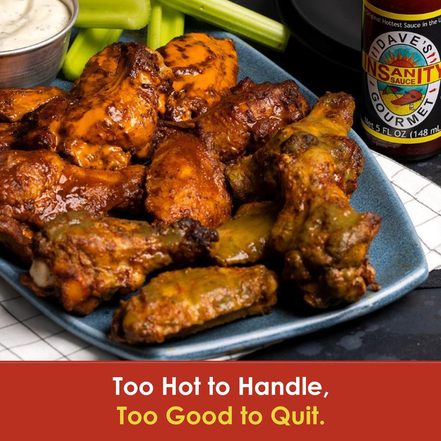 Dave's Gourmet Insanity Hot Sauce 5 Ounce