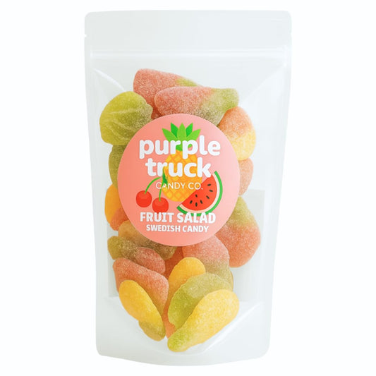 Purple Truck Candy Co. Fruit Salad Swedish Candy Mix .5 Pounds