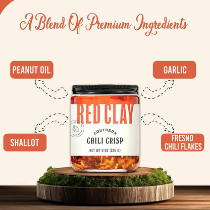 Red Clay Chili Crisp - Crunchy Garlic Chili Oil