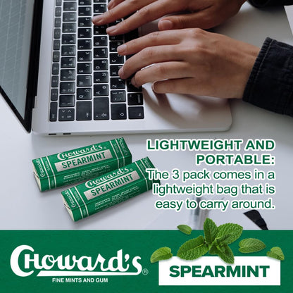 Choward's Spearmint Mints Candy (Pack of 8)