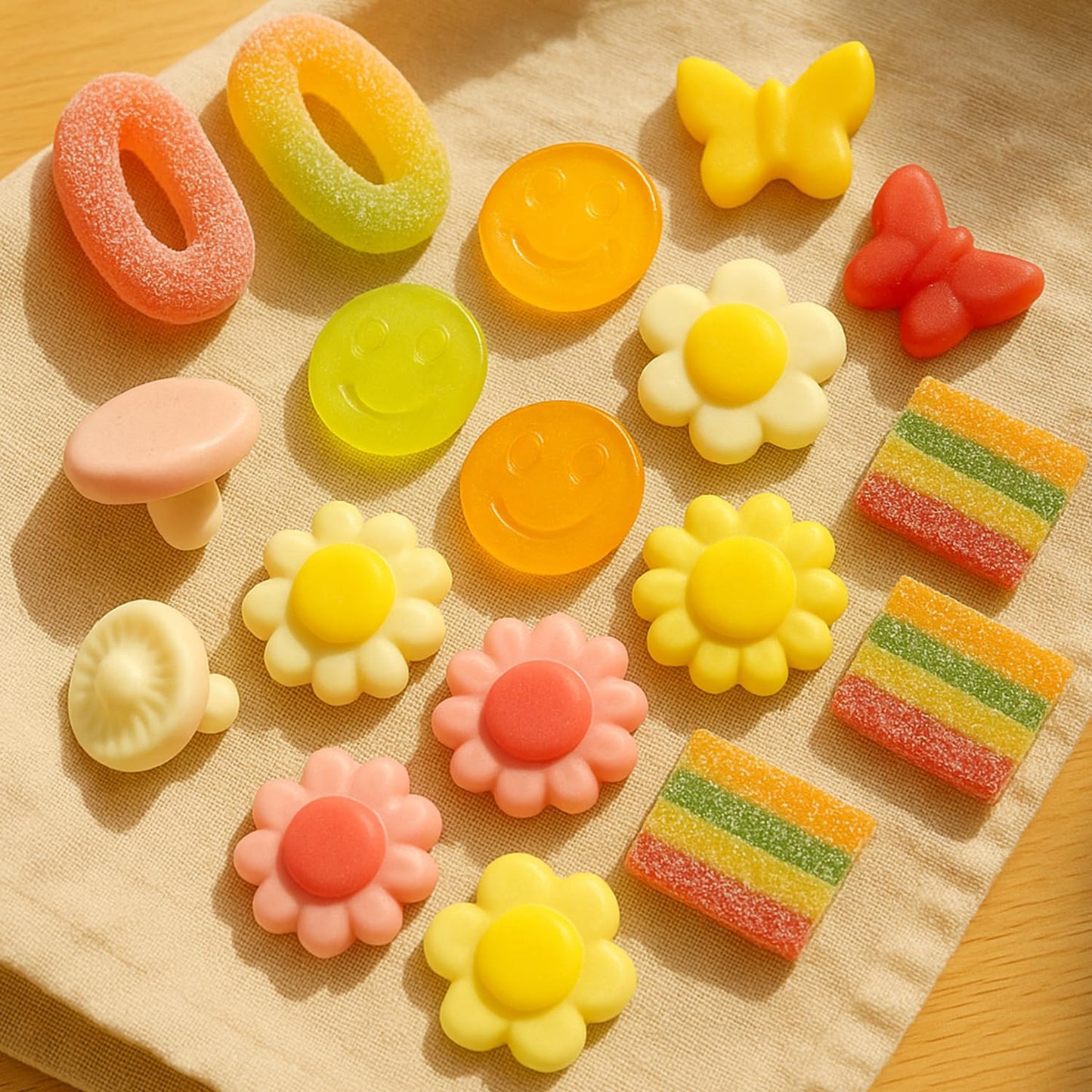 Purple Truck Candy Co. Flower Child Swedish Candy Mix .5 Pounds