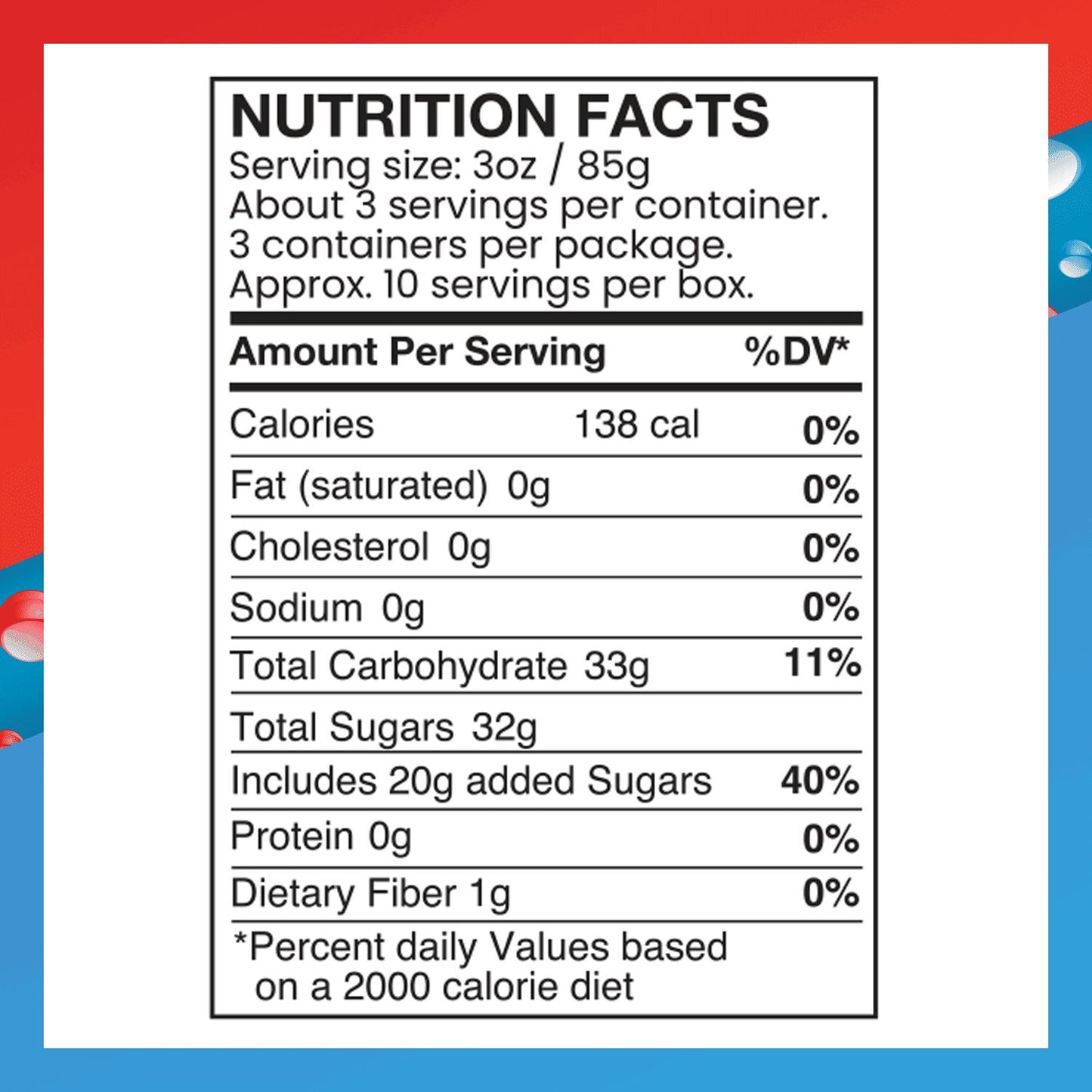 ICEE by BobaVida Blue Raspberry & Cherry Popping Boba Pearls Variety Pack