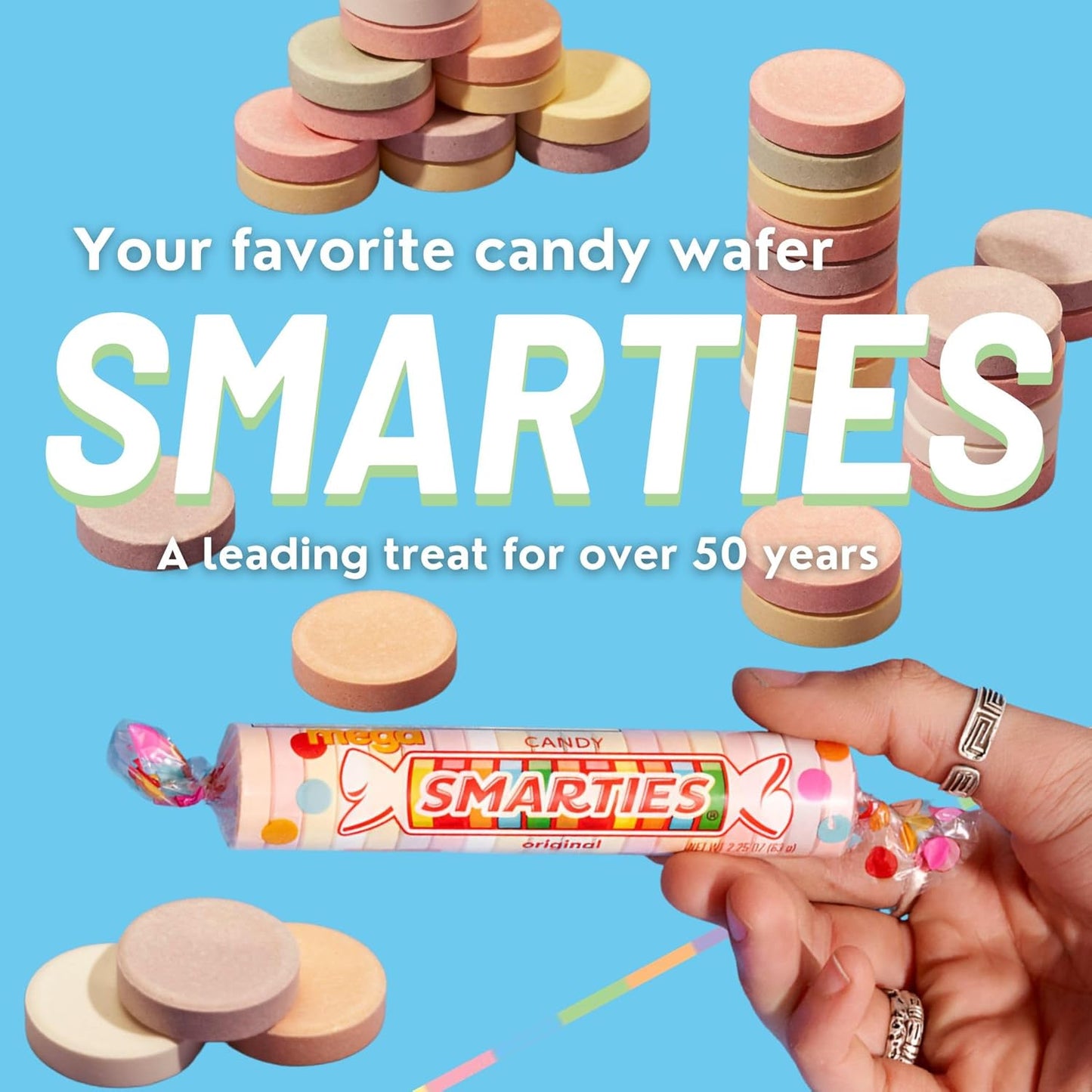 Smarties Squashies Foam Marshmallows Gummies