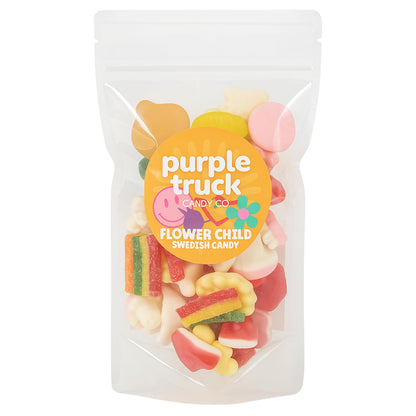 Purple Truck Candy Co. Flower Child Swedish Candy Mix .5 Pounds