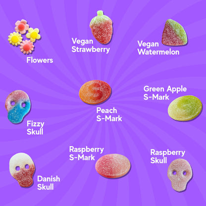 Purple Truck Candy Co. Sweet Ride Swedish Candy Mix .5 Pounds