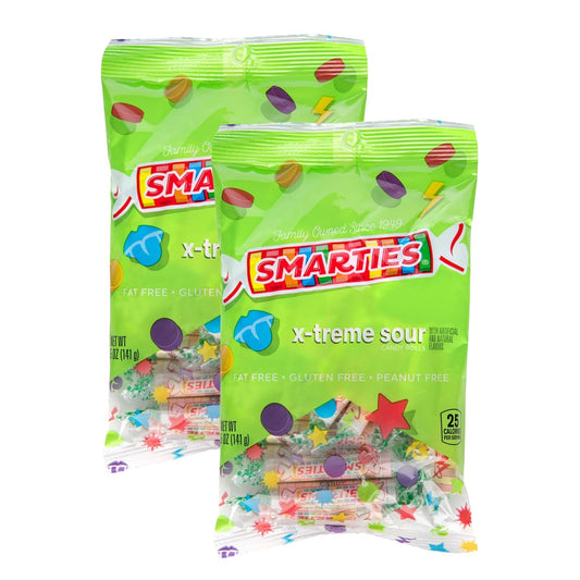 Smarties X-Treme Sour Sugar Candy (Pack of 2)