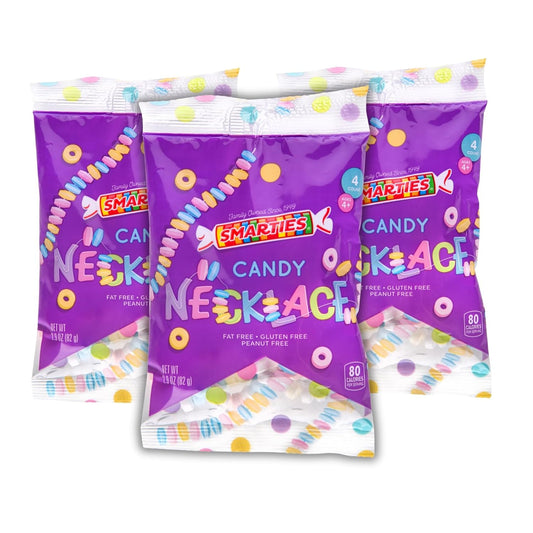 Smarties Candy Necklaces (Pack of 3)