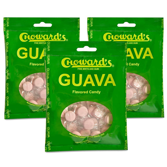 Choward's 3oz Guava Candy Bags 3 Pack